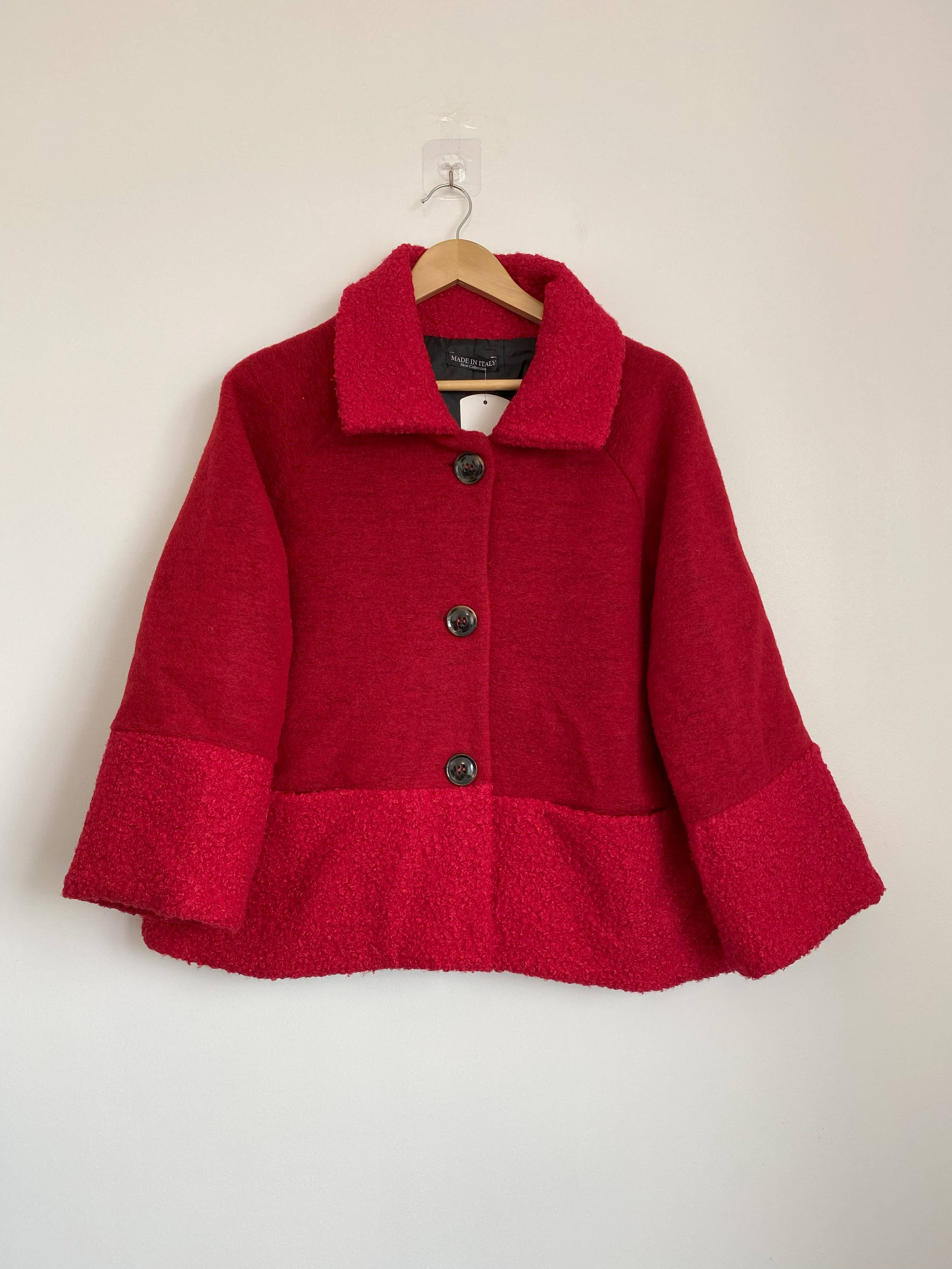 ORNELLA PARIS - Wholesale Jacket - Women's - Buttoned wool jacket BLL-V990100