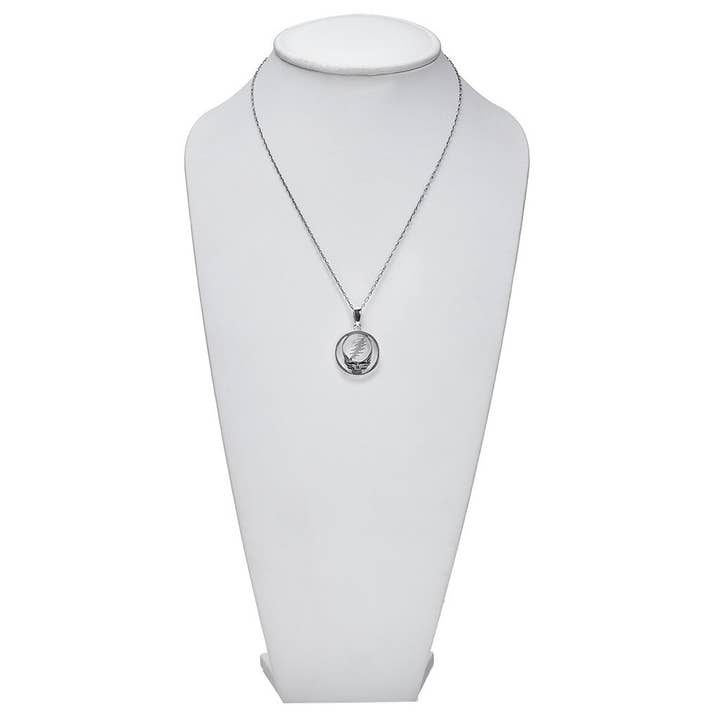 Collier en argent sterling Steal Your Face pour la vente par Cynthia Gale New York