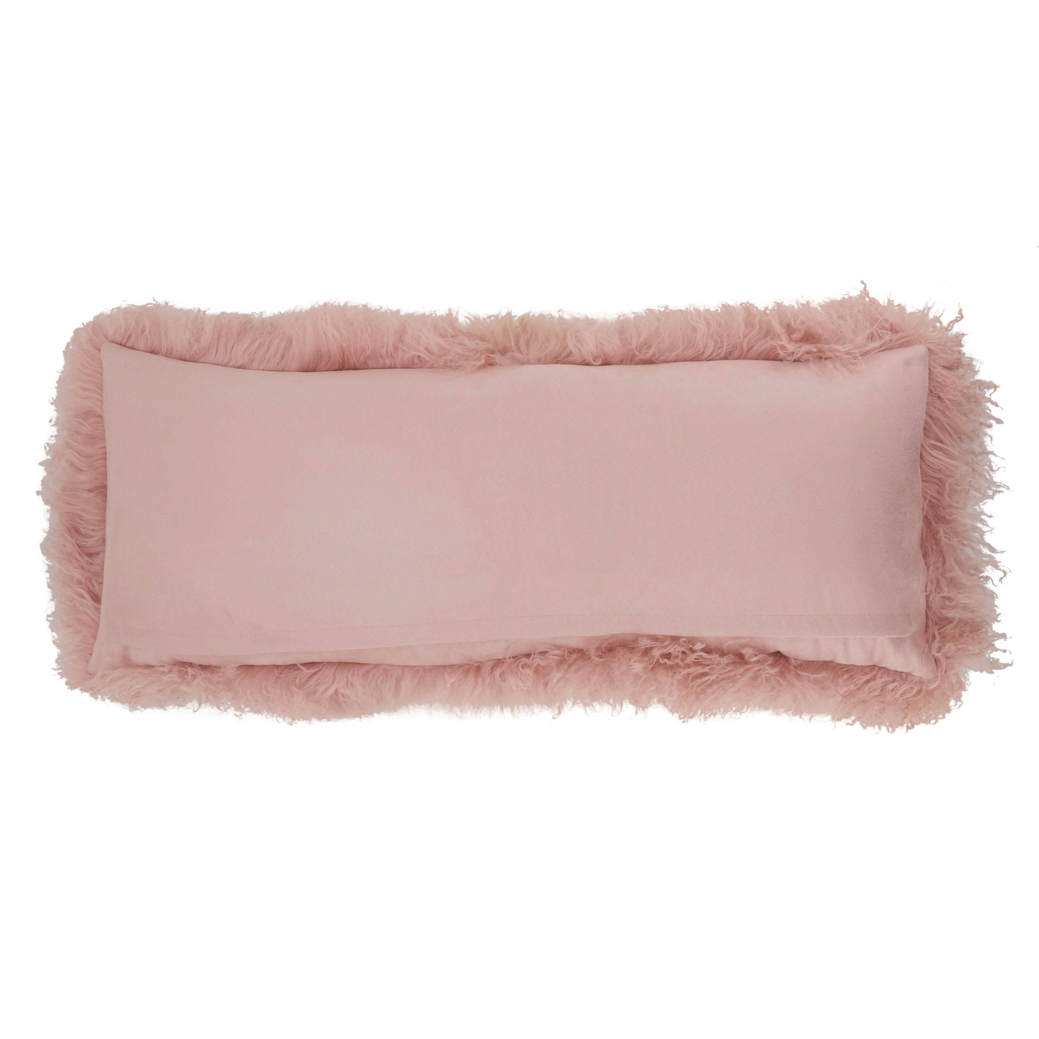 Saro Lifestyle - Wholesale Throw/Decorative Pillow - Mongolian Lamb Fur Pillow - Poly Filled7