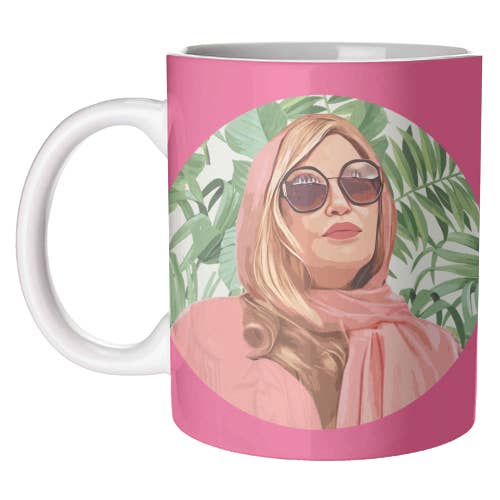 Mugs 'GLAM JEN' by DOLLY WOLFE for wholesale by ART WOW