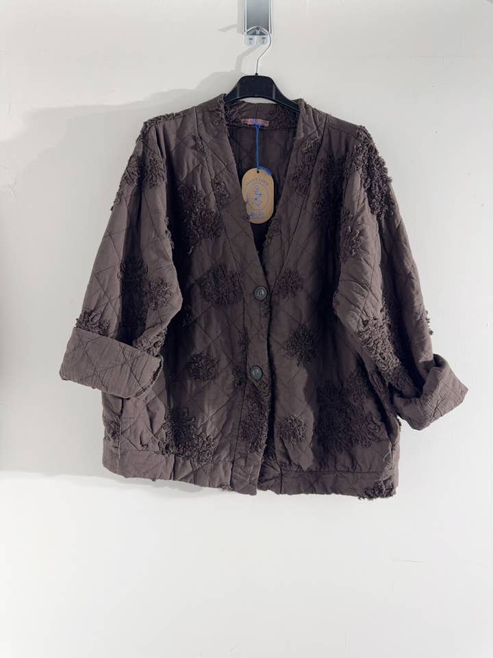 Happy look - Wholesale Jacket - Women's - Women's quilted cotton jacket – 3D embroidery, embossed3