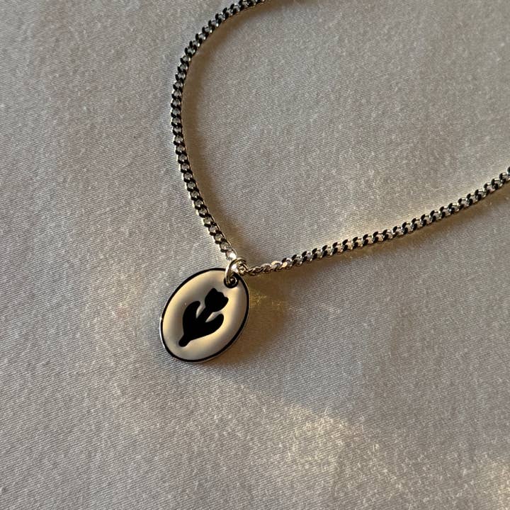 Tulipe Necklace- Silver for wholesale by Namaste Jewelry