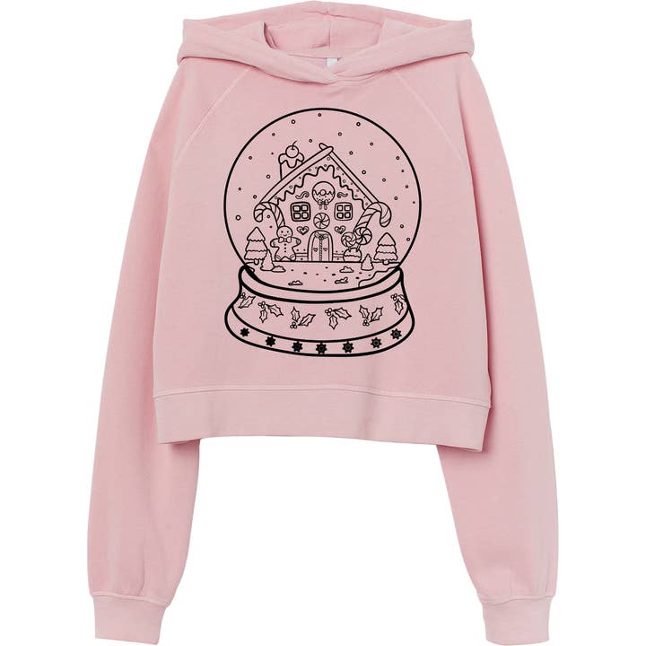 (shirt not included) - 8" Snow globe in Black- Screen print Transfer for wholesale by TEELUX