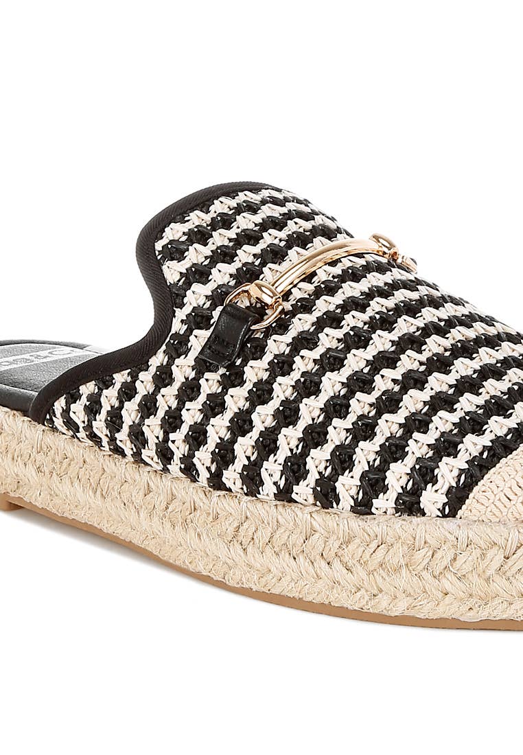 Rag Company - Wholesale Mules - Women's - Himari Raffia Slip-On Mules1