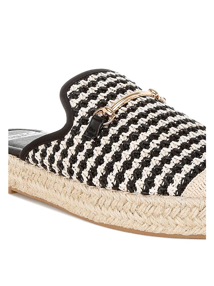 Rag Company - Wholesale Mules - Women's - Himari Raffia Slip-On Mules1