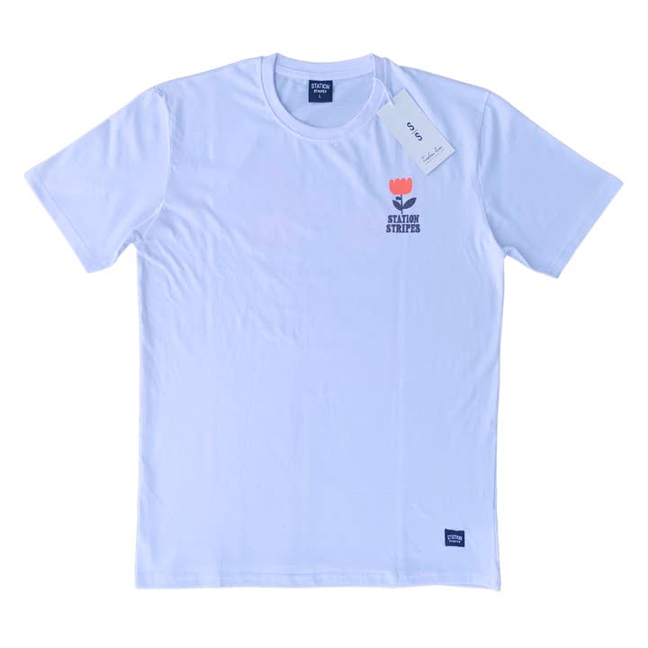 White Plantation Short Sleeve Tee shirt for wholesale on Faire0