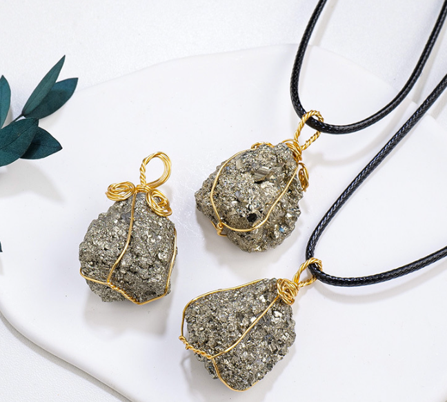 Moon Rituals - Wholesale Pendant/Charm Necklace - Pyrite Necklace | Abundance & Creativity5