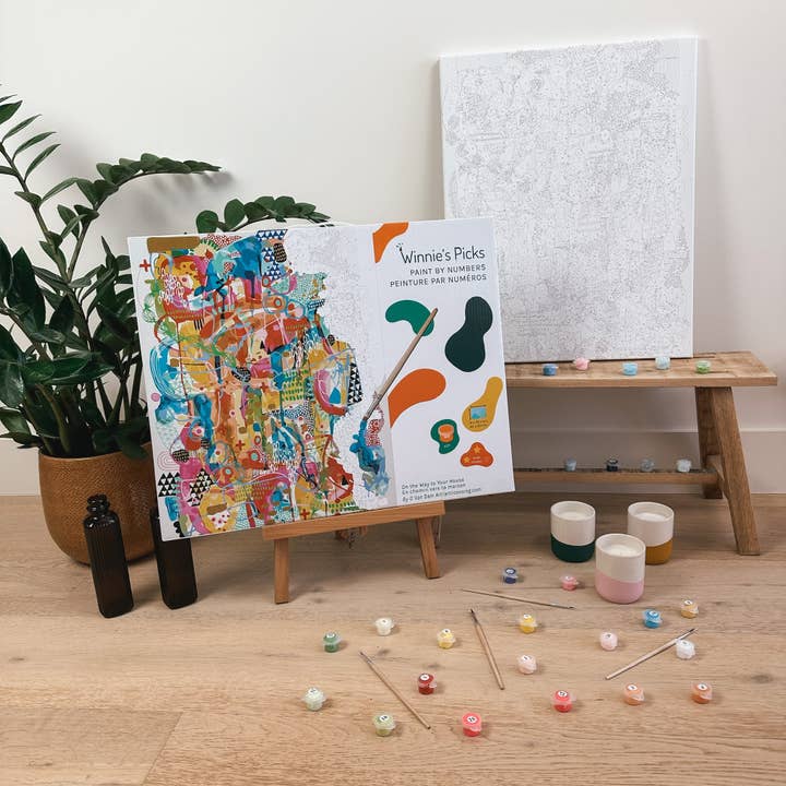 På väg till ditt hus, av Van Dam Art - Paint by Numbers för wholesale av Winnie's Picks