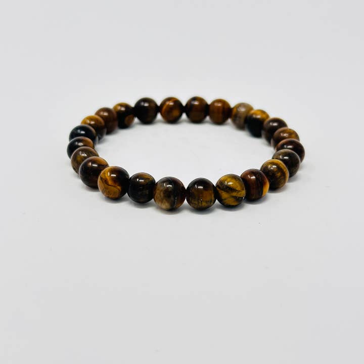 pulseira de pedra preciosa olho de tigre por atacado de RAW SPIRIT NYC