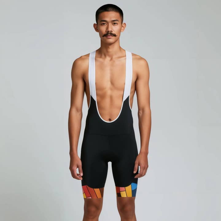 Salopette da uomo Ledger Mosaic – Vestibilità e comfort prestazionali per la vendita all'ingrosso da parte di Urban Cycling Apparel