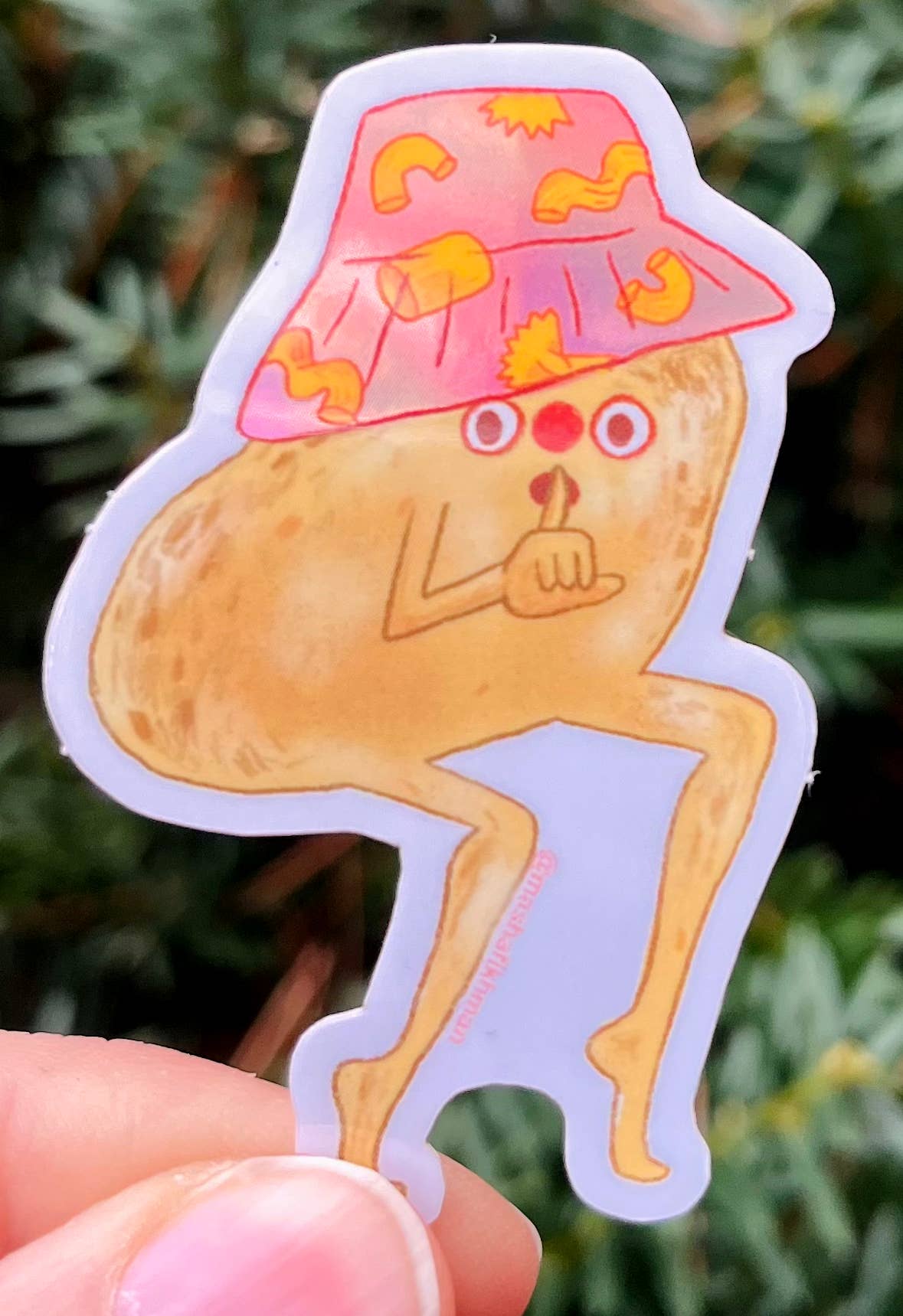Masha Fikhman Art - Wholesale Sticker - Sneaky Potato Sticker1