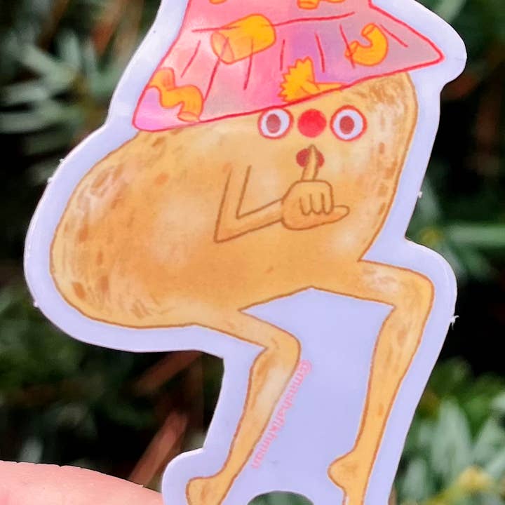 Masha Fikhman Art - Wholesale Sticker - Sneaky Potato Sticker1