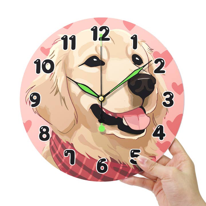 Paint Your Numbers - Wholesale DIY Craft Kit - Paint the Moment – Golden Pup Clock Kit24