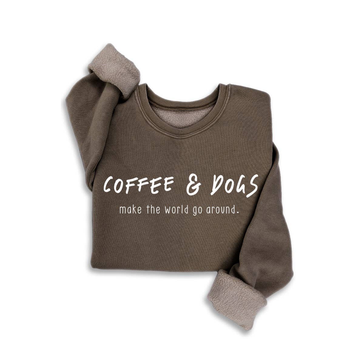 HRTandLUV - Wholesale Sweatshirt - Women's - COFFEE N DOGS MINERAL SWEATSHIRTS0