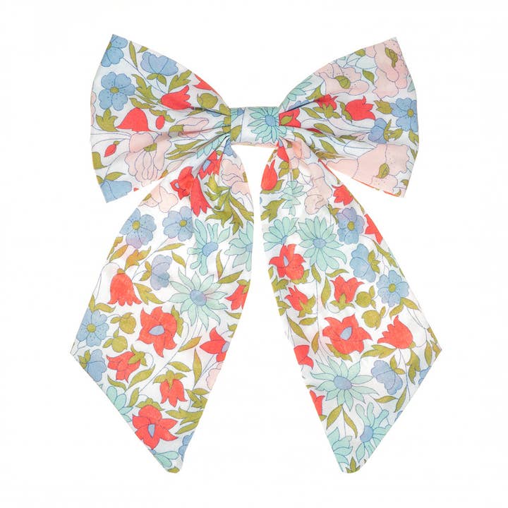 Large Liberty Poppy & Daisy Hair Clip for wholesale by Verity Jones London