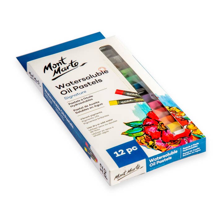 Mont Marte Usa, Inc. - Wholesale Pastels - Water-soluble Oil Pastels Signature 12pc