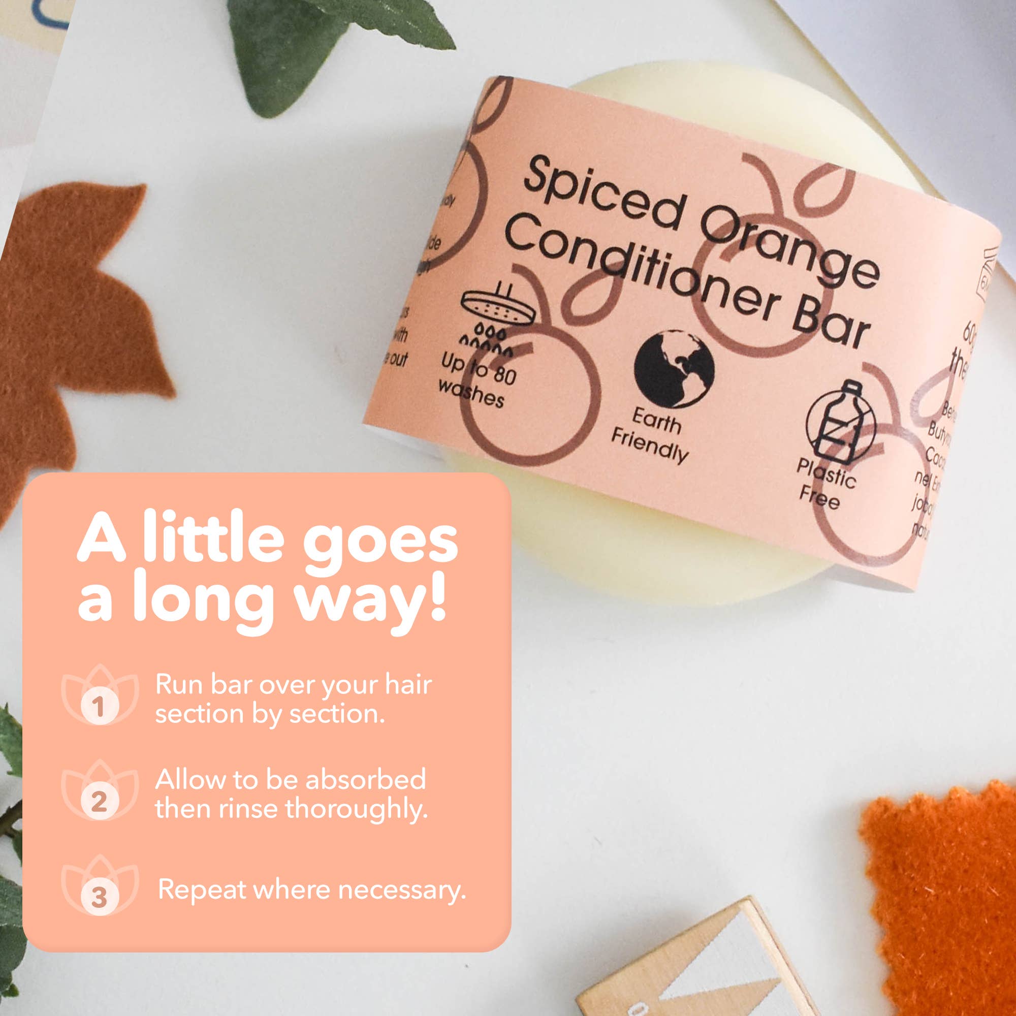 The Natural Spa Cosmetics - Vendita all'ingrosso Balsamo per capelli - Balsamo all'arancia speziata, 70 g, autunnale, per Halloween4