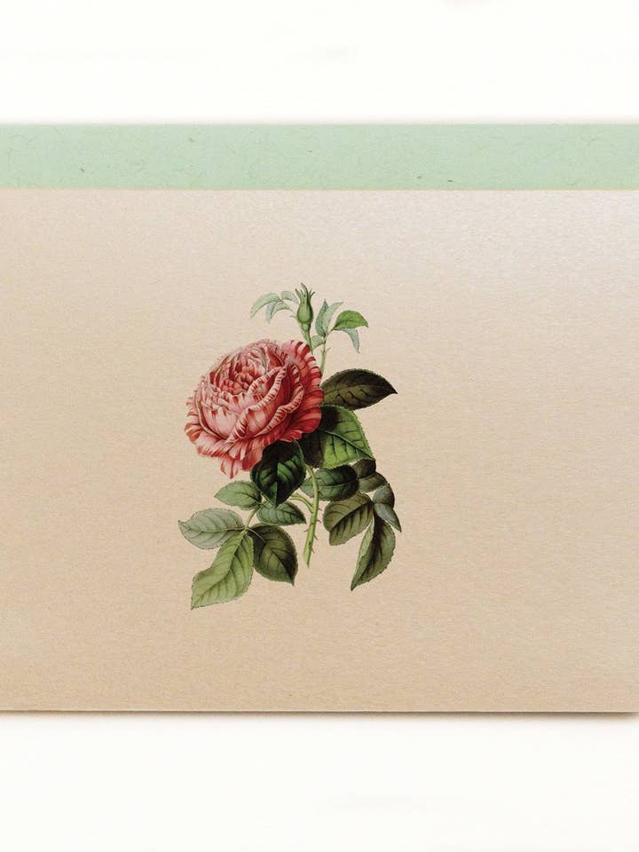 Heirloom Rose Notecard for wholesale by Lilybranch