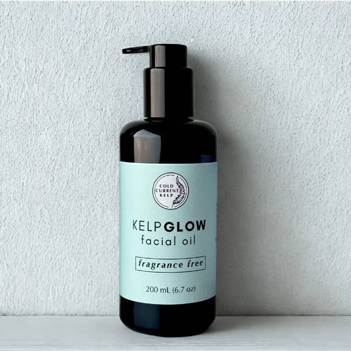 KelpGlow Facial Oil 200 mL (Fragrance Free) for wholesale by Cold Current Kelp