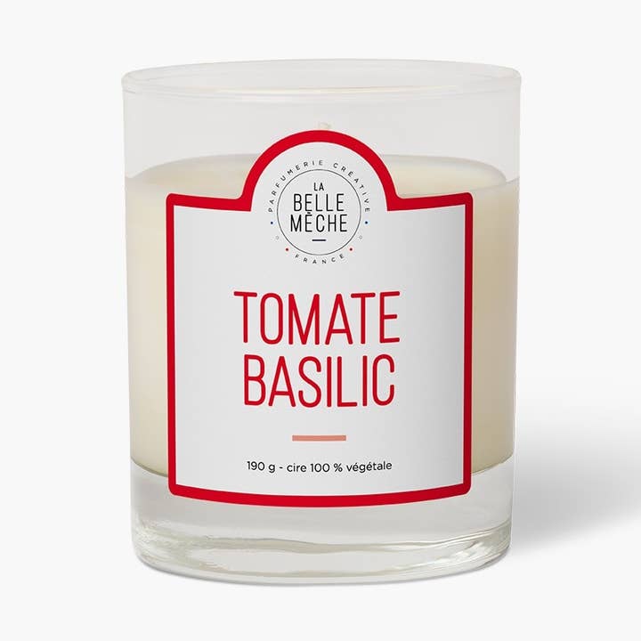 Tomato Basil Duftkerze für den Großhandel von La Belle Mèche