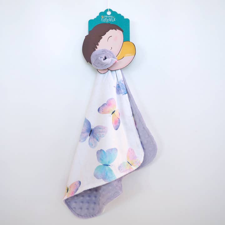 Honey Lemonade - Wholesale Bedding Blanket - Kids & Baby - Mini Minky - Butterfly