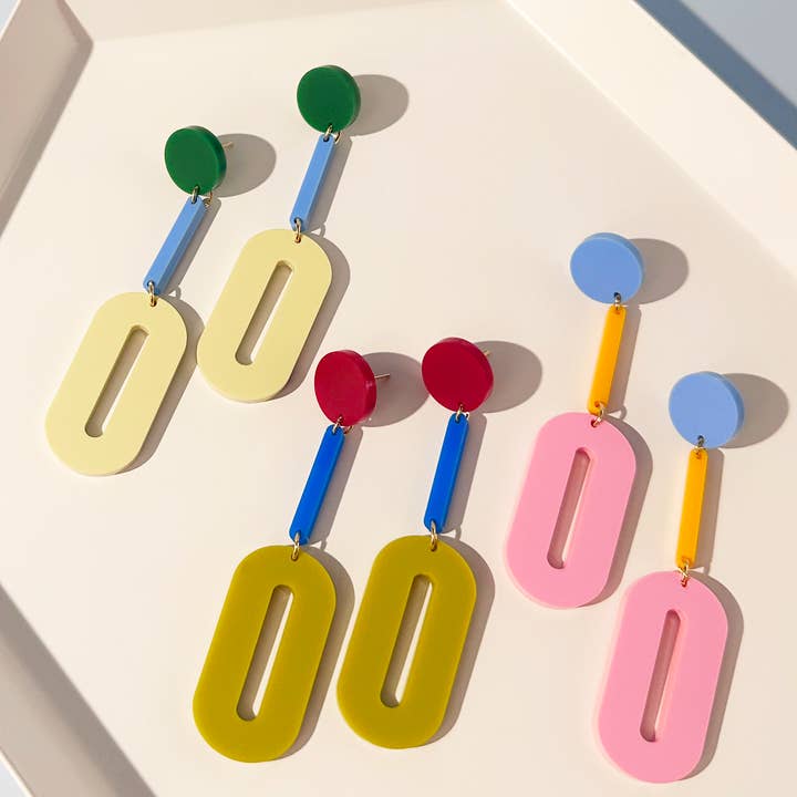 Combinist Goods - Wholesale Dangle Earrings - Oval Drop Earrings4