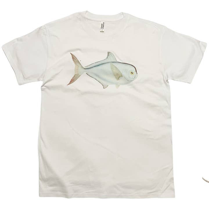 Frank Edward Clarke Blå Fisk T-shirt Fiske för wholesale av ZZZEBRAAA LIMITED