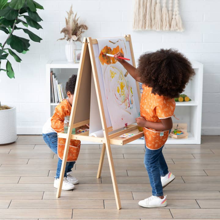 Bumkins - Wholesale Art Smock - Kids & Baby - Long-Sleeved Art Smock: Grounded6