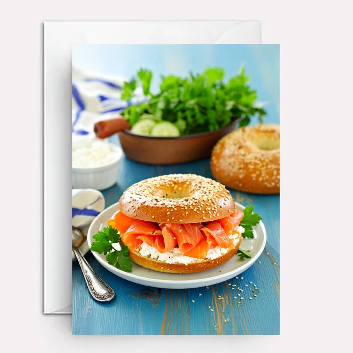 Yom Kippur recipe card - Lox Of Love for wholesale by Paper Bound Greetings