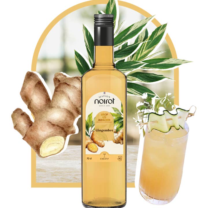 Antésite - Maison Noirot - Vente Sirops aromatisés - SIROP GINGEMBRE 70 cl