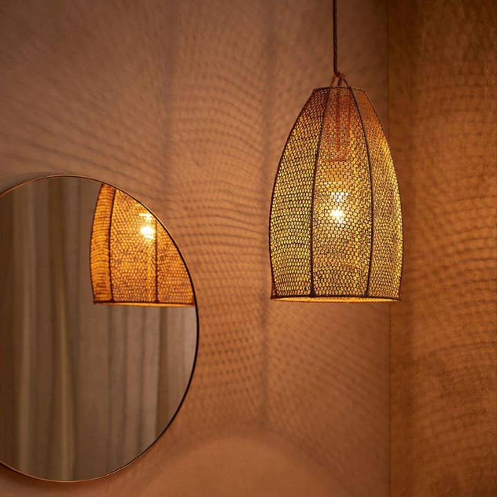 Boho Rattan Pendant Light – Handmade Moroccan Wicker and other Purchase Wholesale rattan material. Free Returns & Net 60 Terms on Faire trending on Faire.