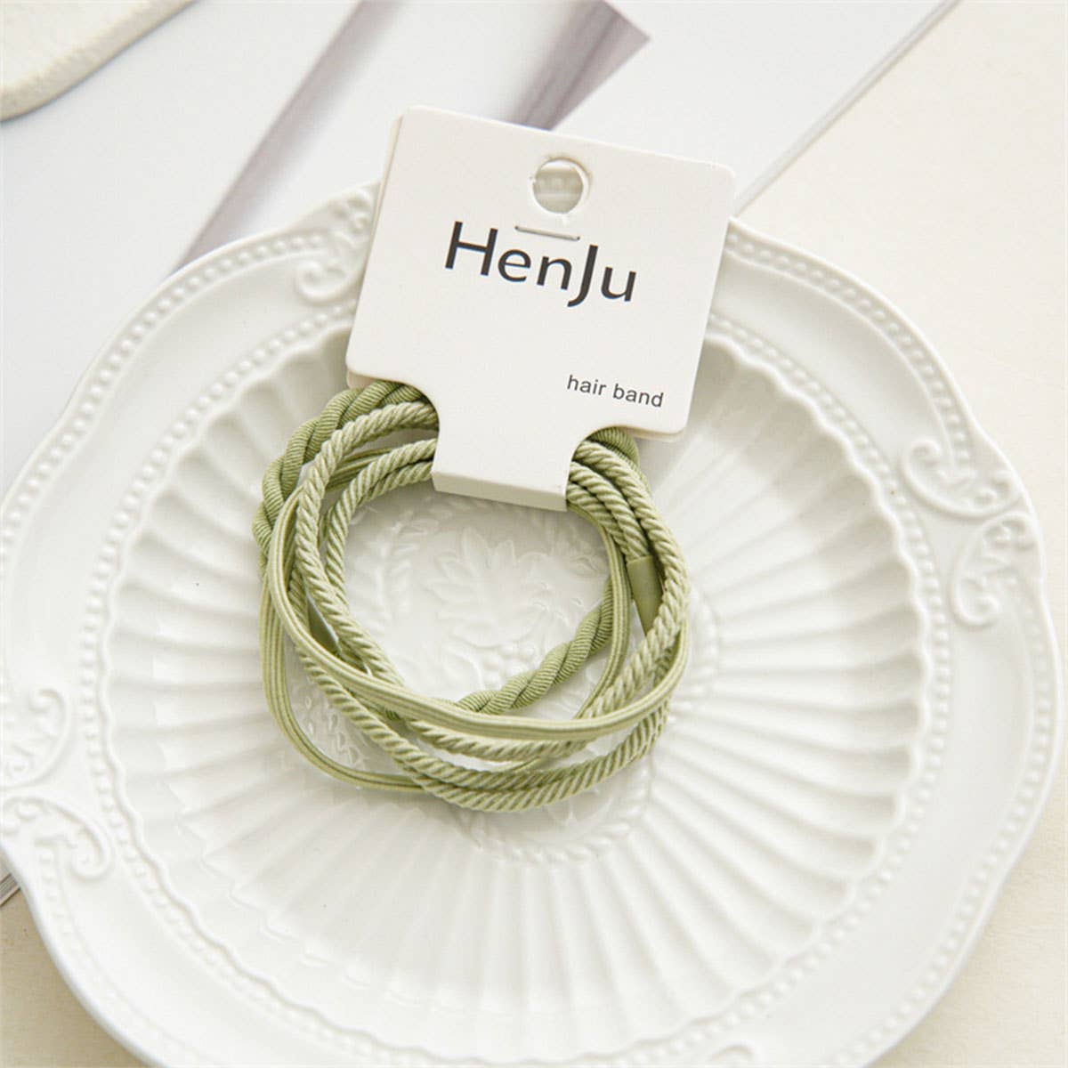 ACCITY - Wholesale Hair Tie - 4PCS Braided Elastic Hair Ties Set for Women_CWAHA033412