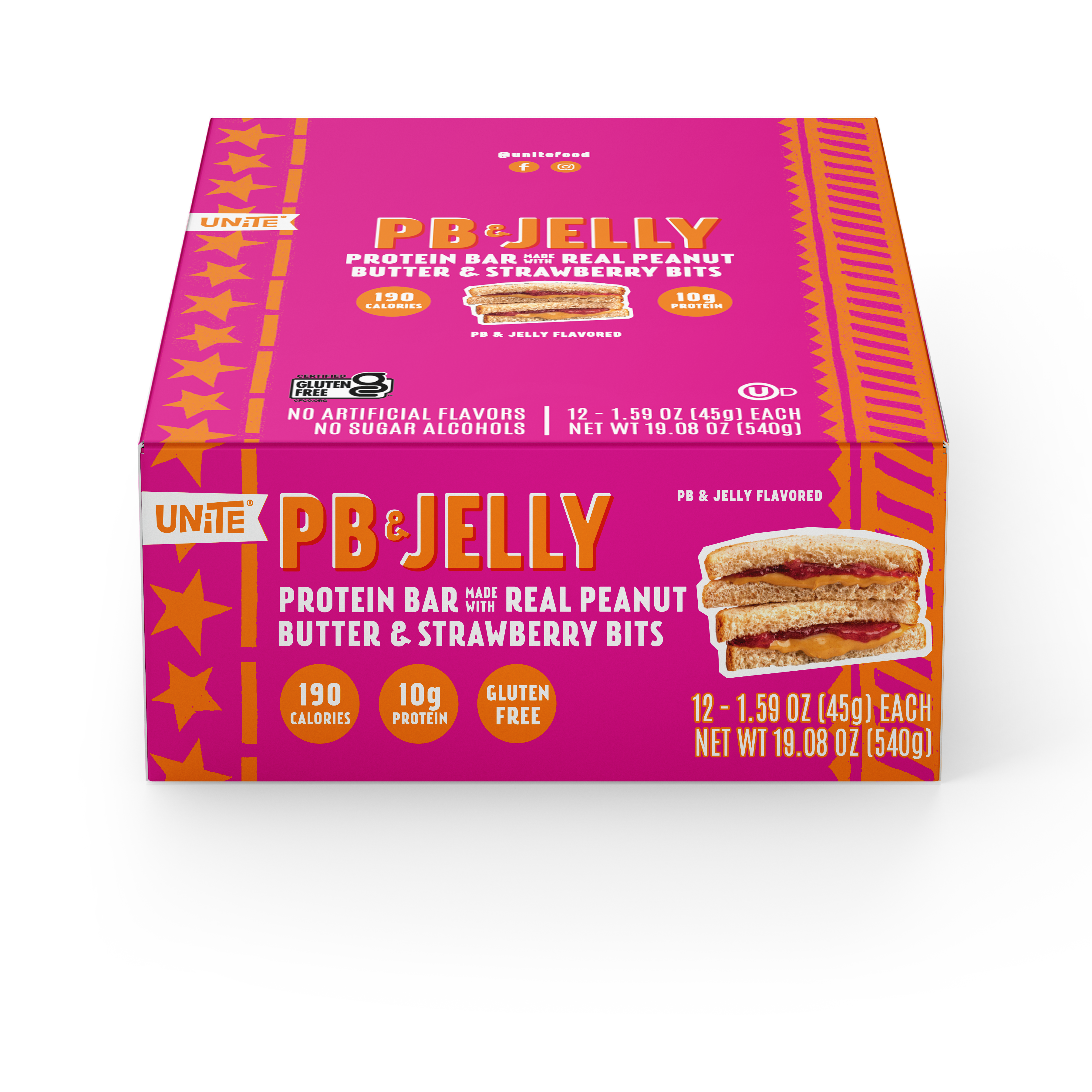 UNiTE Foods - Wholesale Snack Bar - PB & Jelly Protein Bar2