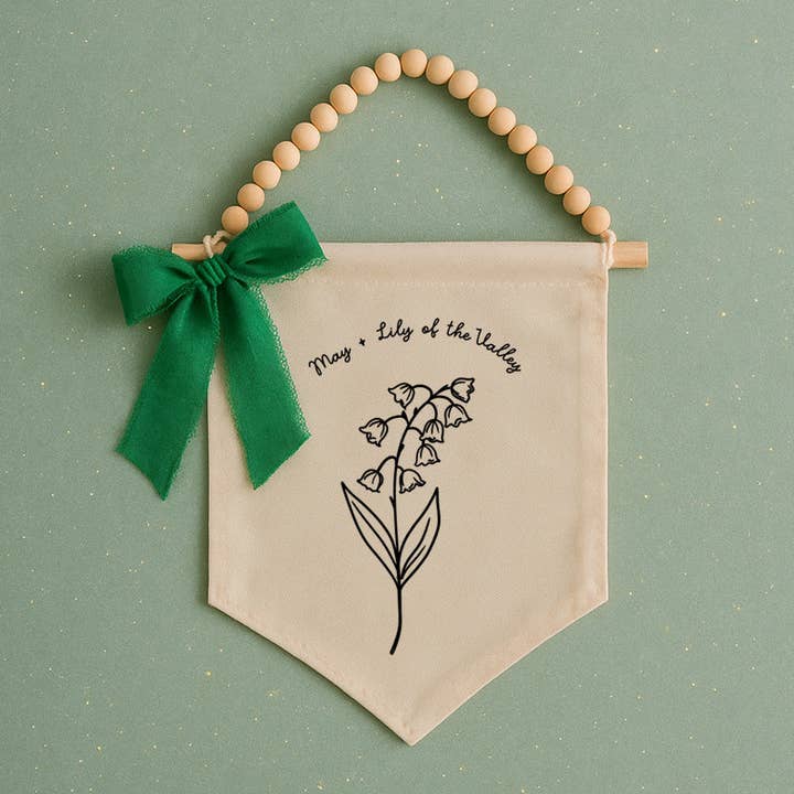 Cartel de Nacimiento de Mayo: Flor de Lirio de los Valles para venta al por mayor de Hunny Prints