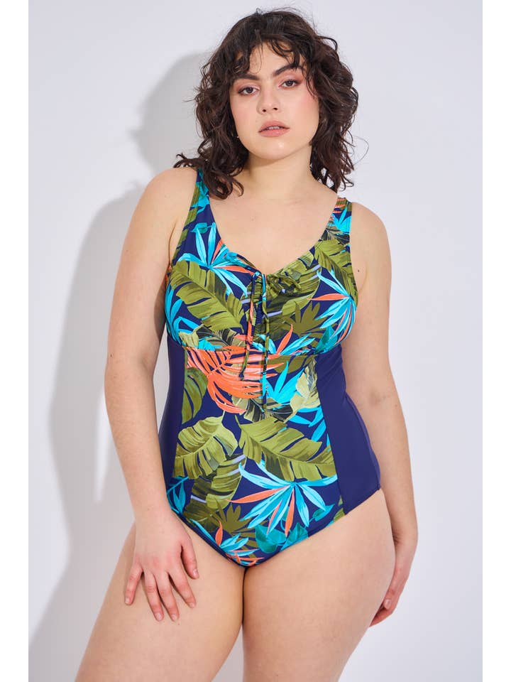 SUNTEX - Wholesale One Piece Swimsuit - Women's - Exotic-style swimsuit with U-neck at the back4
