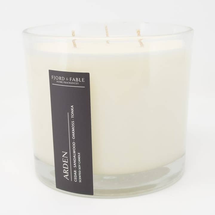 Arden Giant Giant 3-wick Candle for wholesale by FJORD & FABLE