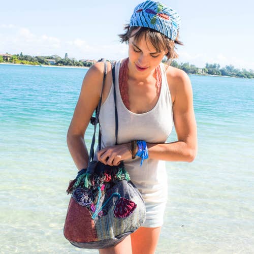 Earth Divas - Wholesale Shoulder Bag - Women's - DRAWSTRING HOBOS5