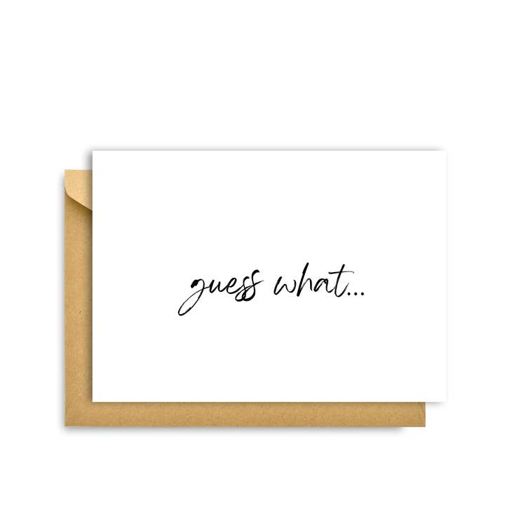 GUESS WHAT CARD for wholesale by My Hygge Shop