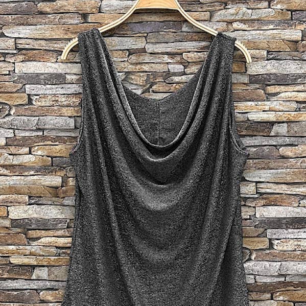 ESTTS Italiano Talla Única Elegancia Plateada Camiseta de Fiesta para venta al por mayor de LOOWIE