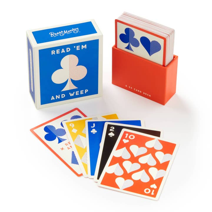 Chronicle Books - Wholesale Playing Cards - Brass Monkey Read Em and Weep Playing Card Set