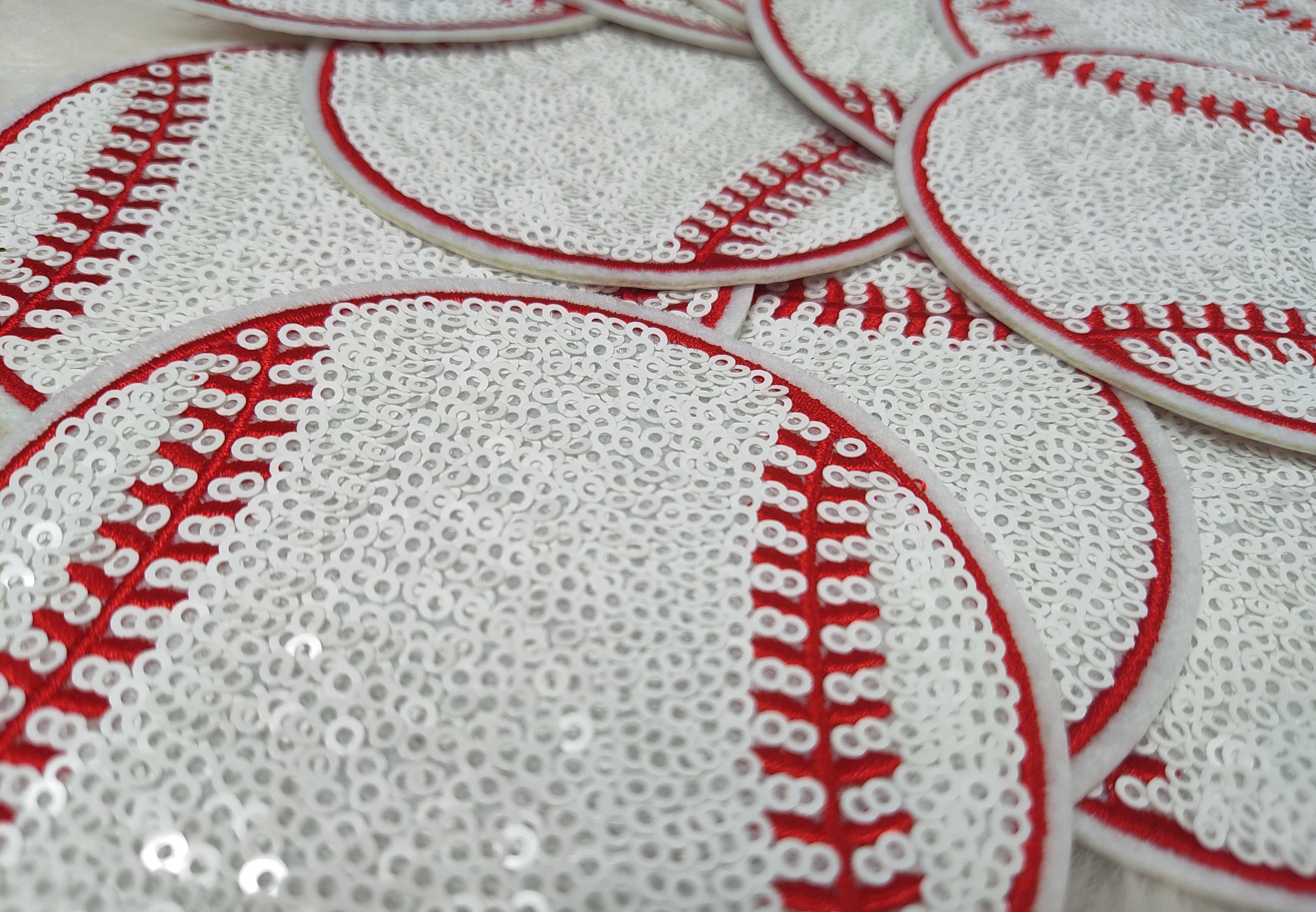 Scratch Decor - Wholesale Patch - Sequin Baseball Iron On Patch1