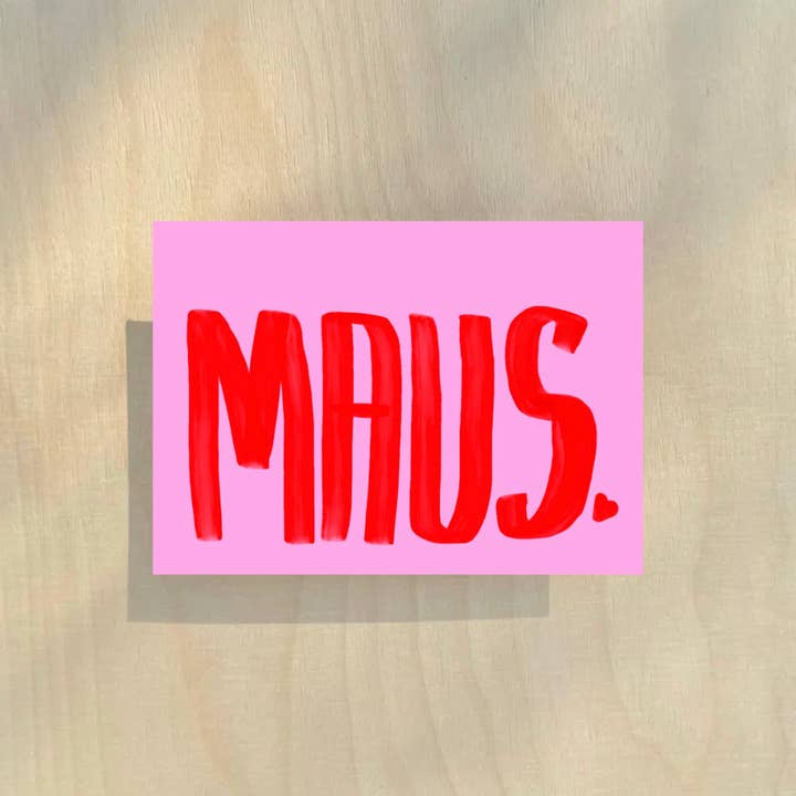 * Mouse * pinky postcard for wholesale by Ute Arnold / Hej.Ibiza