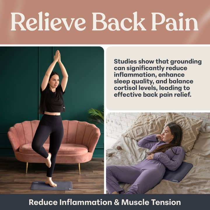 GAYA - Wholesale Yoga Mat - Grounding Mat - Improve Sleep & Reduce inflammation, Purple2