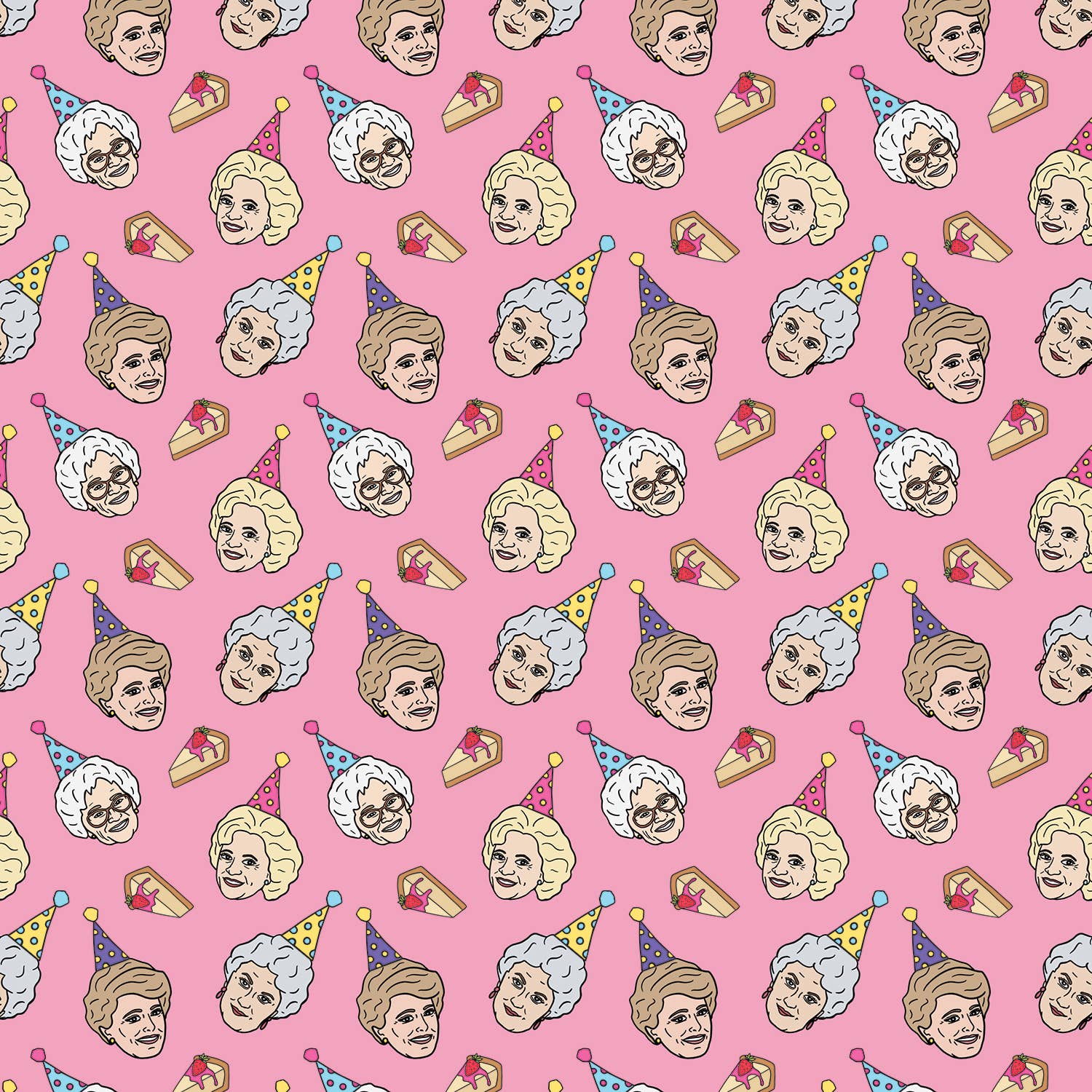 Brittany Paige - Wholesale Wrapping Paper Roll - Golden Birthday Wrapping Paper Roll2