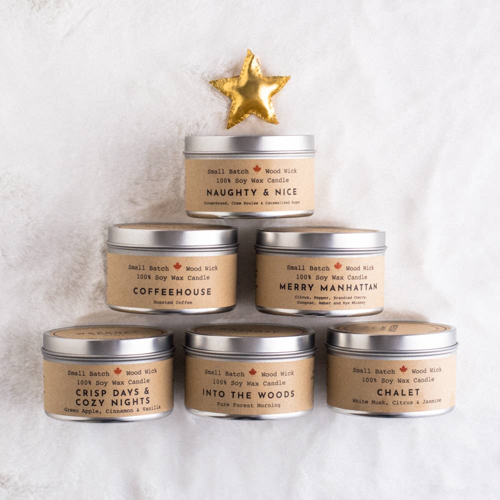 Weekday Candles - Wholesale Travel Candles - Chalet Cabin Candle Tin 1