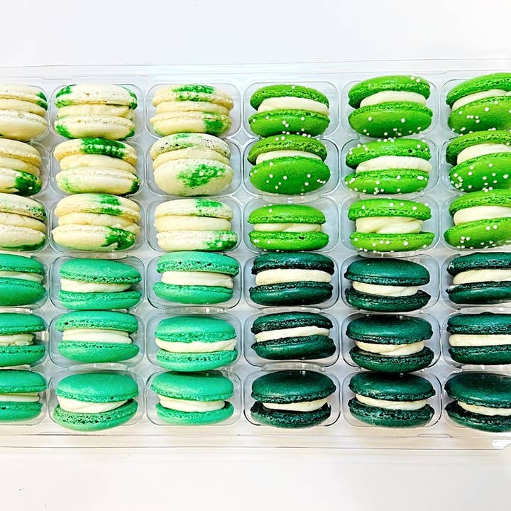 macaron centrale - Wholesale Cookie - Green Vibe: A Flavorful Quartet of French Macarons 3