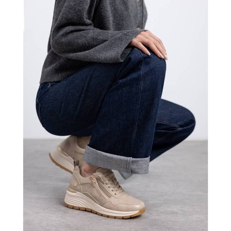 BeShoes Distribuição - Venta al por mayor Zapatillas urbanas - Mujer - Zapatilla Mujer Taupe Refresh-1729384