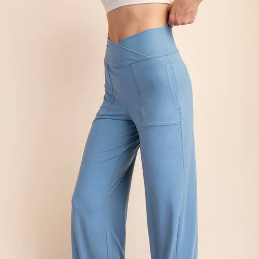 P476337 V WAIST WIDE RECYCLED BUTTER PANT and other Purchase Wholesale pantalones vaqueros. Free Returns & Net 60 Terms on Faire trending on Faire.