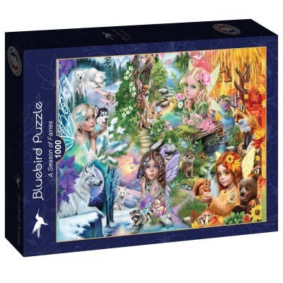 Bluebird Puzzle - Wholesale Puzzle - Adult - 1000 Piece Puzzle - The Season of the Fairies