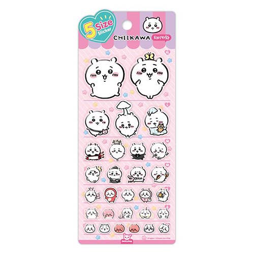 K-Wonderland - Wholesale Sticker - Chiikawa & Friends 5 Sizes Jelly Coating Deco Stickers 21